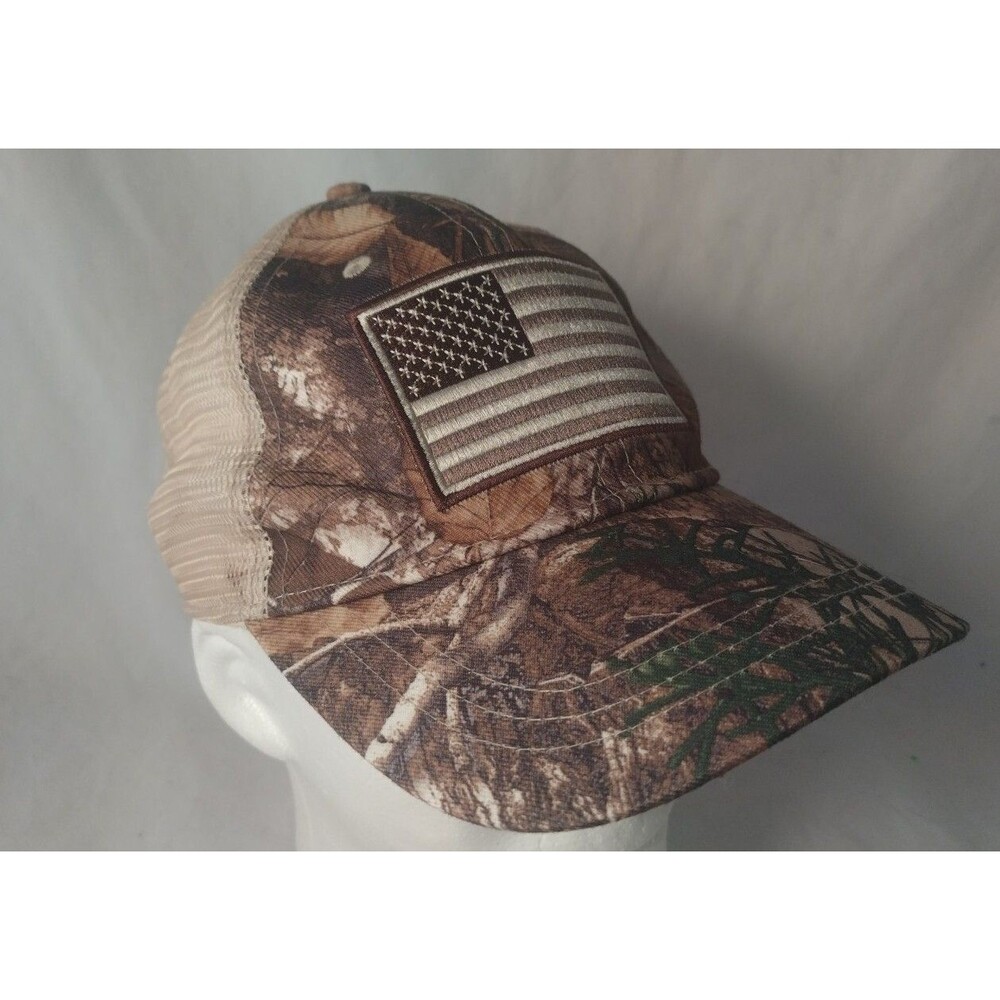 Camouflage American U.S. Flag Adjustable Snapback Hat/Cap-NEW!